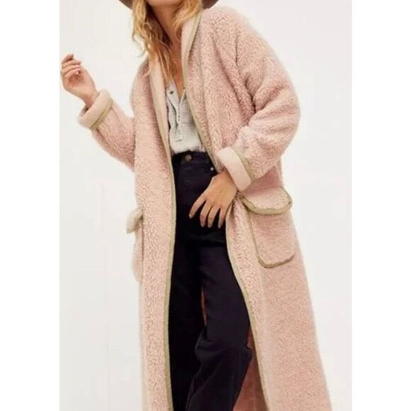 Free People Irresistible Teddy Cardi Coat size S - Picture 8 of 10